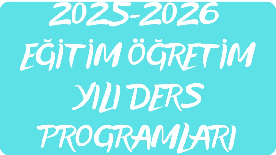 Sınıf Programlarımız Aşağıda Listelenmiştir